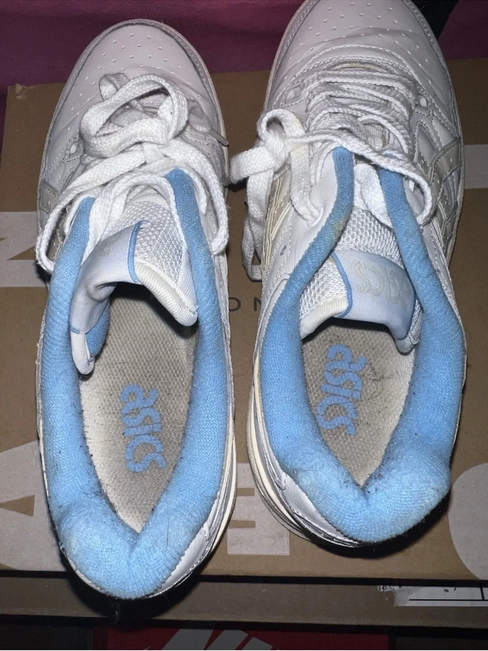 Size 7 - ASICS EX89 White Light‎ Blue